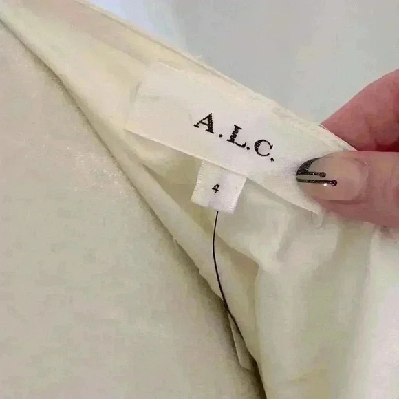 *NWT ALC The Blakely Il maxi dress size 4 in white - Picture 8 of 10